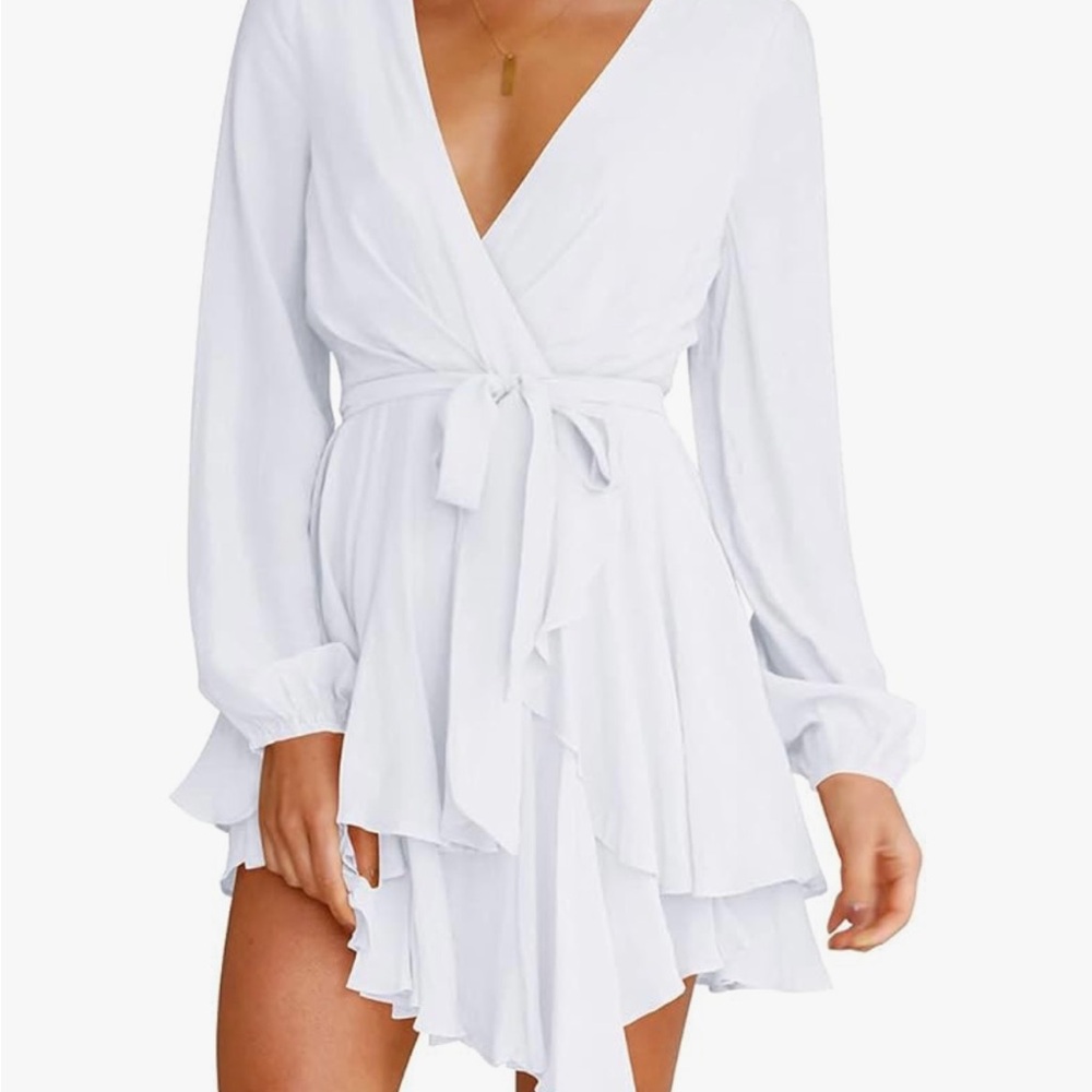 White Swing Dress